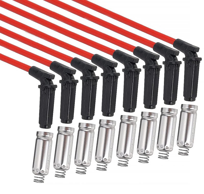 KAKO Spark Plug Wires Set(8 Pack) 10.2mm Spark Plug Wires Compatible with GM Suburban Corvette Silverado 1500-2500 1999-2006 LS1 VORTEC 4.8L 5.3L 6L V8 48322R 48322 - Image 2